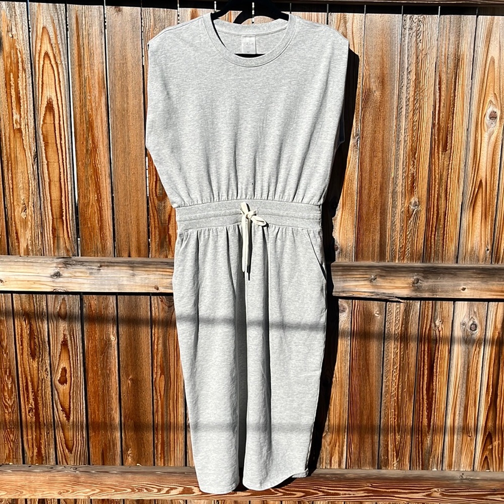 CALIA Women's Extended Shoulder Midi Dress